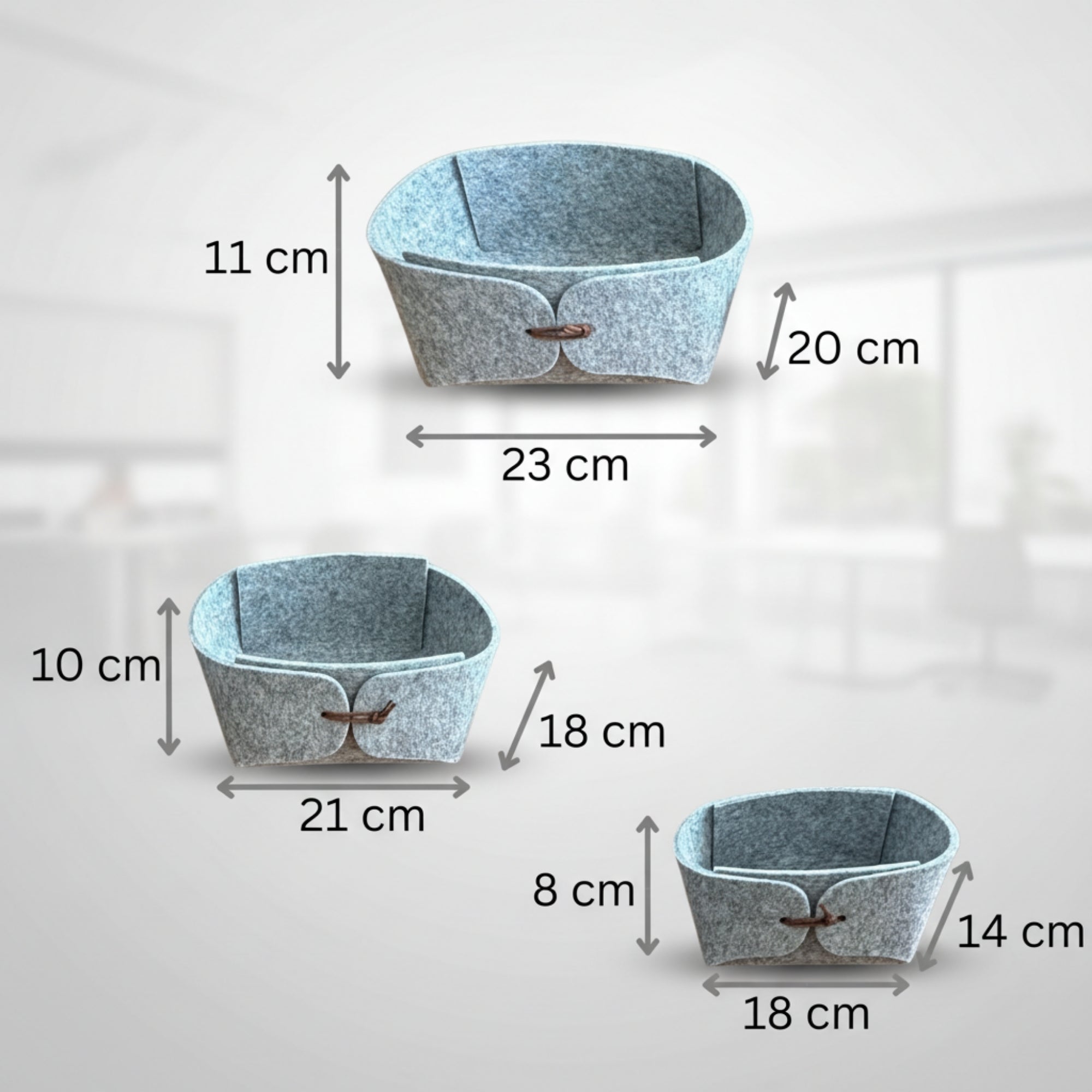 korb aufbewahrung bad Libaro Körbe BENNY grau Set 3 Größen zur Aufbewahrung Bad Organizer Fi – Villadesign.de